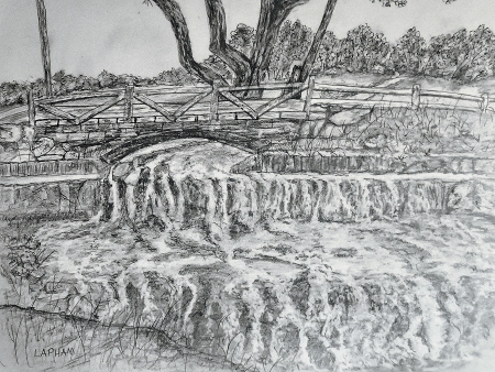 Waterfall on 9 by artist Kurt Lapham